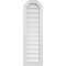 Ekena Millwork Octagonal Top Surface Mount PVC Gable Vent w/ 2"W x 1-1/2"P Brickmould Frame, 12"W x 40"H GVPOT12X4002SF - alternate 1